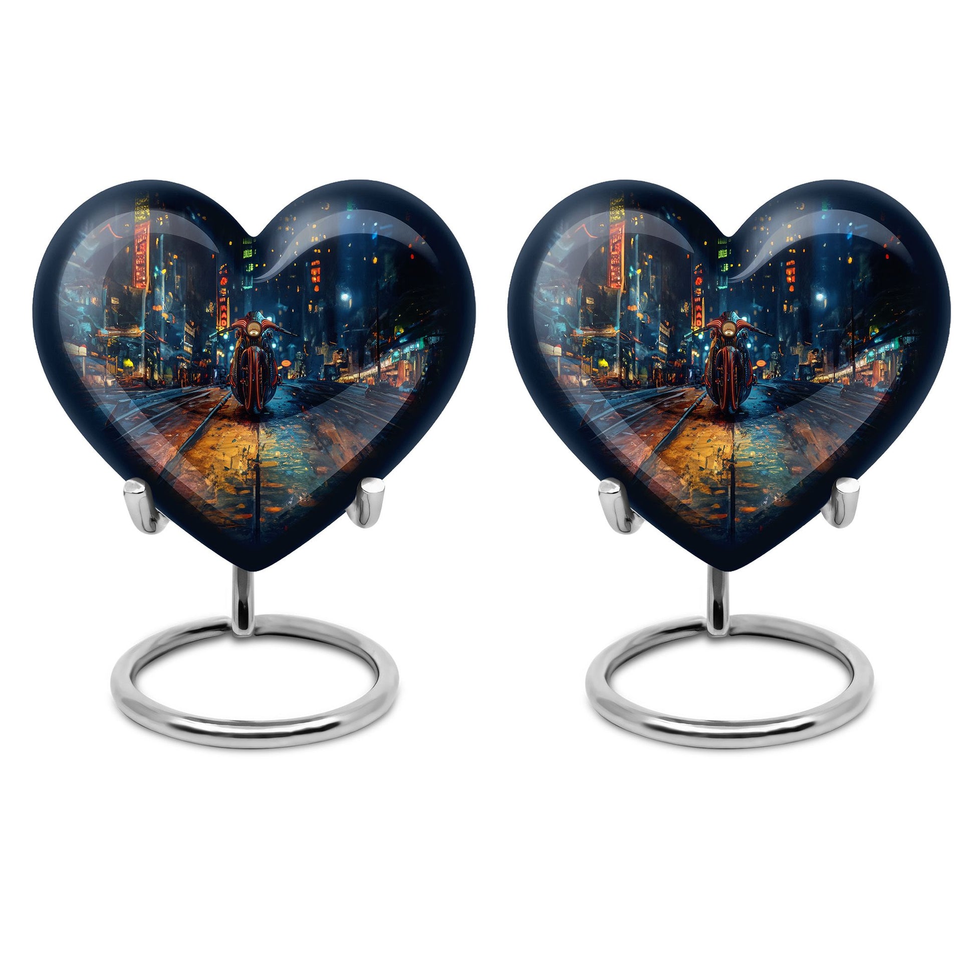 Motorcycle Theme 3 Inch Keepsake Pack of 2