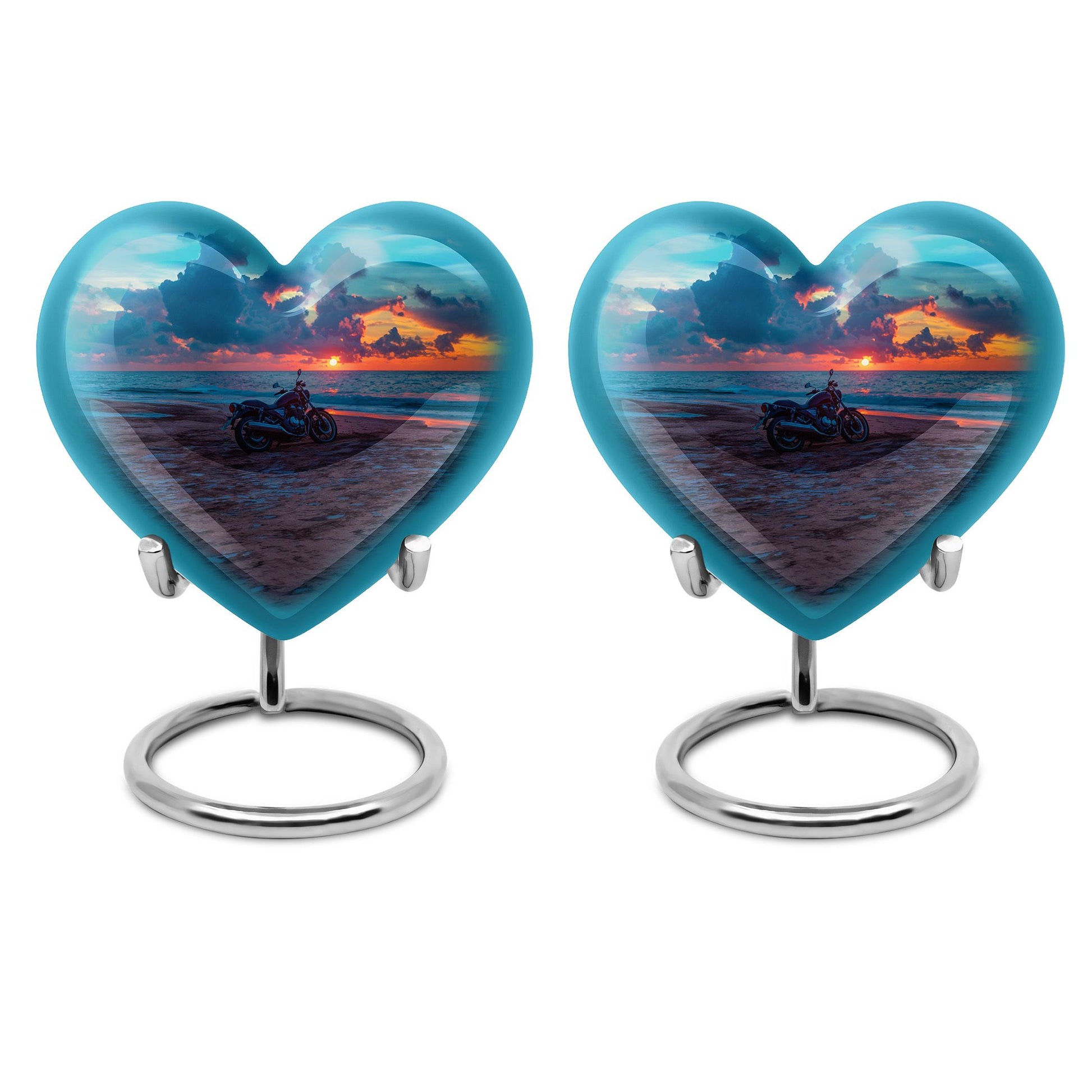 Motorcycle Theme 3 Inch Keepsake Pack of 2