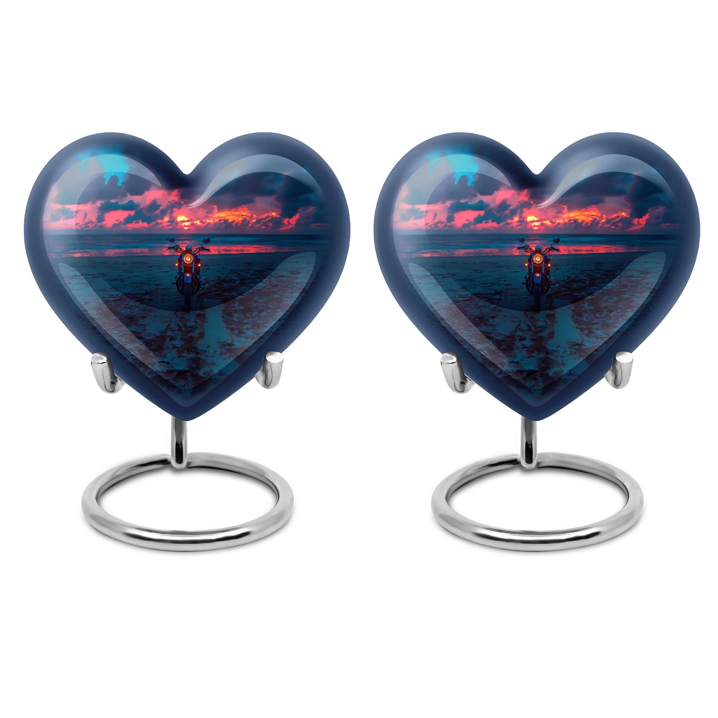 Motorcycle Theme 3 Inch Keepsake Pack of 2