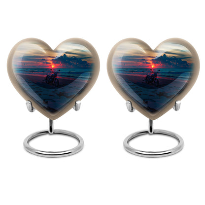 Motorcycle Theme 3 Inch Keepsake Pack of 2