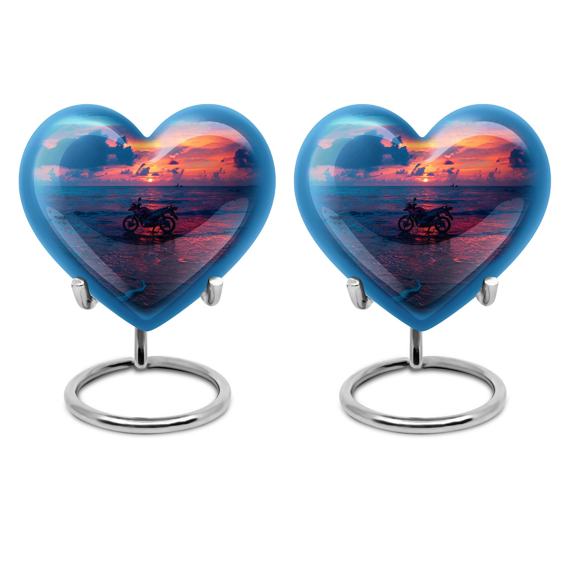 Motorcycle Theme 3 Inch Keepsake Pack of 2