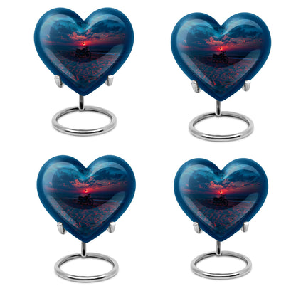 Motorcycle Theme 3 Inch Keepsake Pack of 4