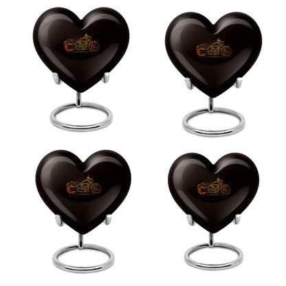 Motorcycle Theme 3 Inch Keepsake Pack of 4