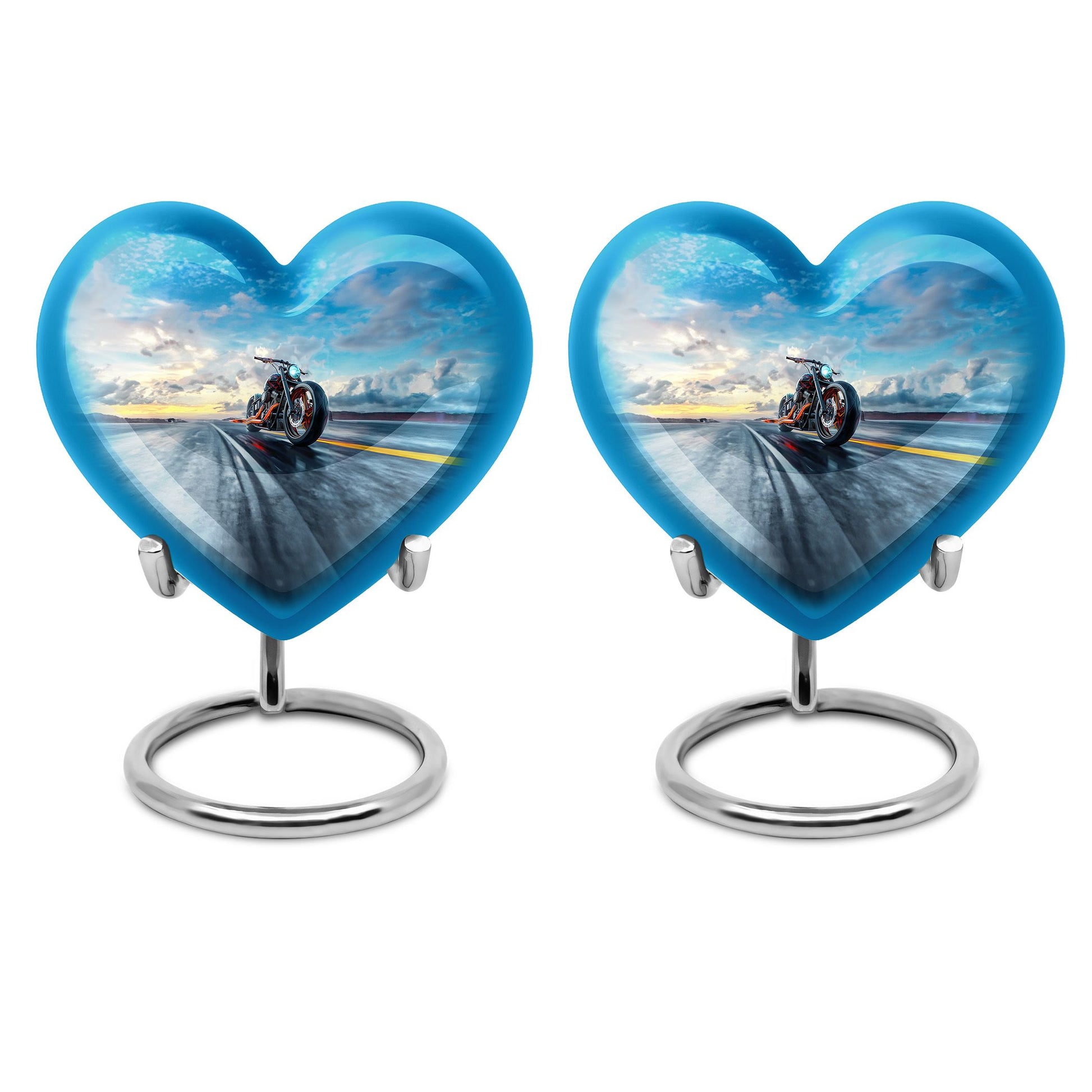 Motorcycle Theme 3 Inch Keepsake Pack of 2