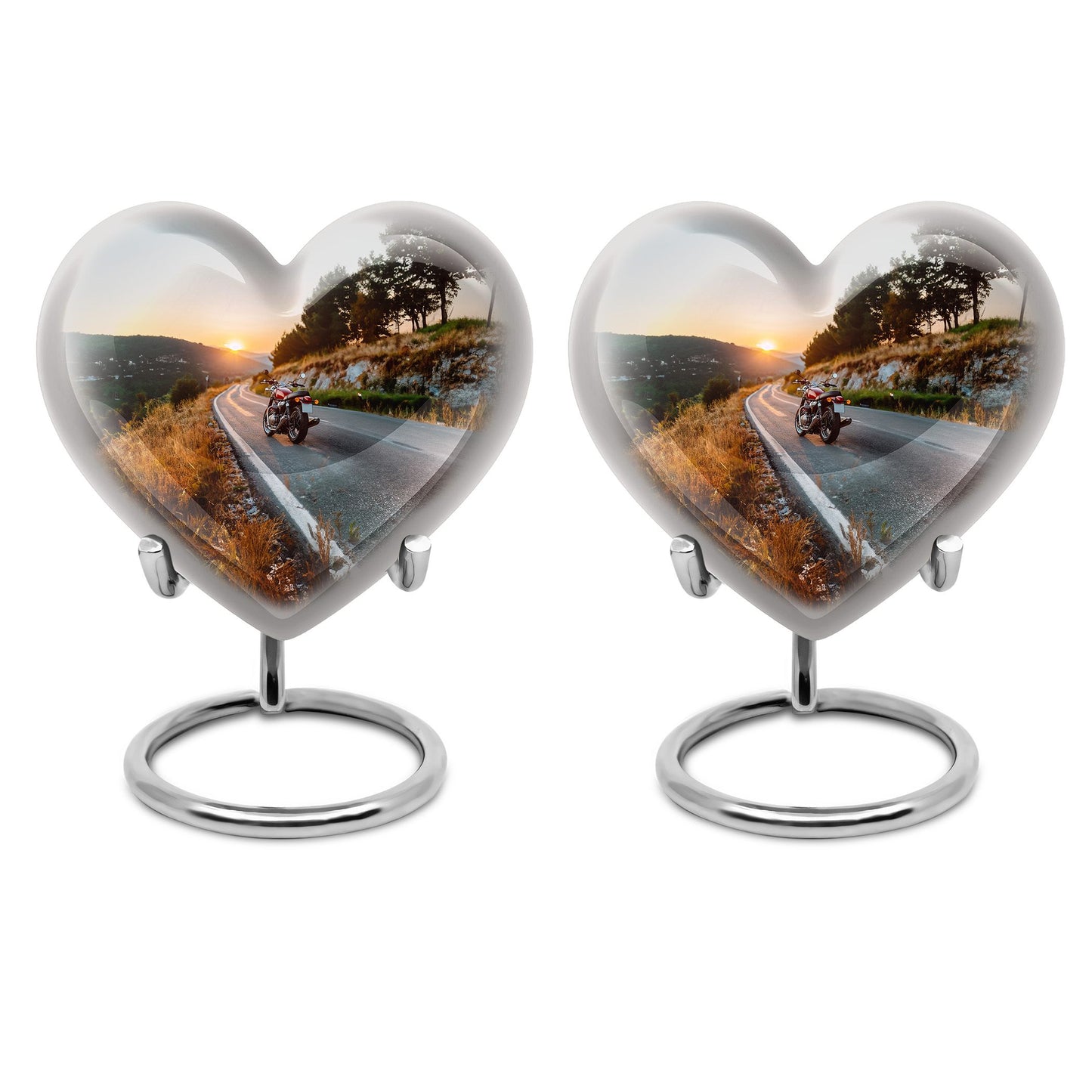 Motorcycle Theme 3 Inch Keepsake Pack of 2