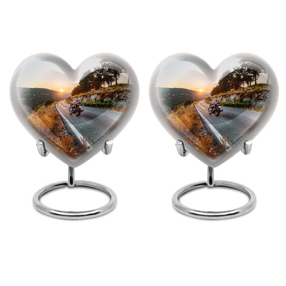 Motorcycle Theme 3 Inch Keepsake Pack of 2