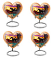 Horse Theme 3 Inch Keepsake Pack of 4