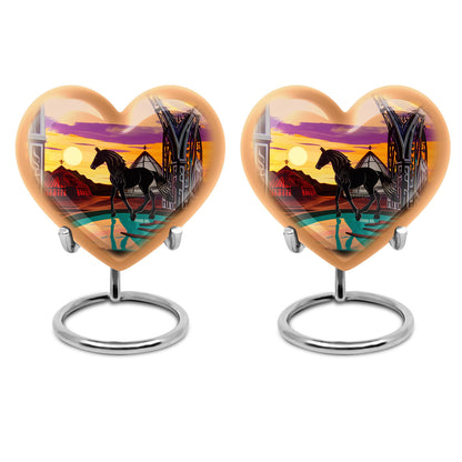 Horse Theme 3 Inch Keepsake Pack of 2