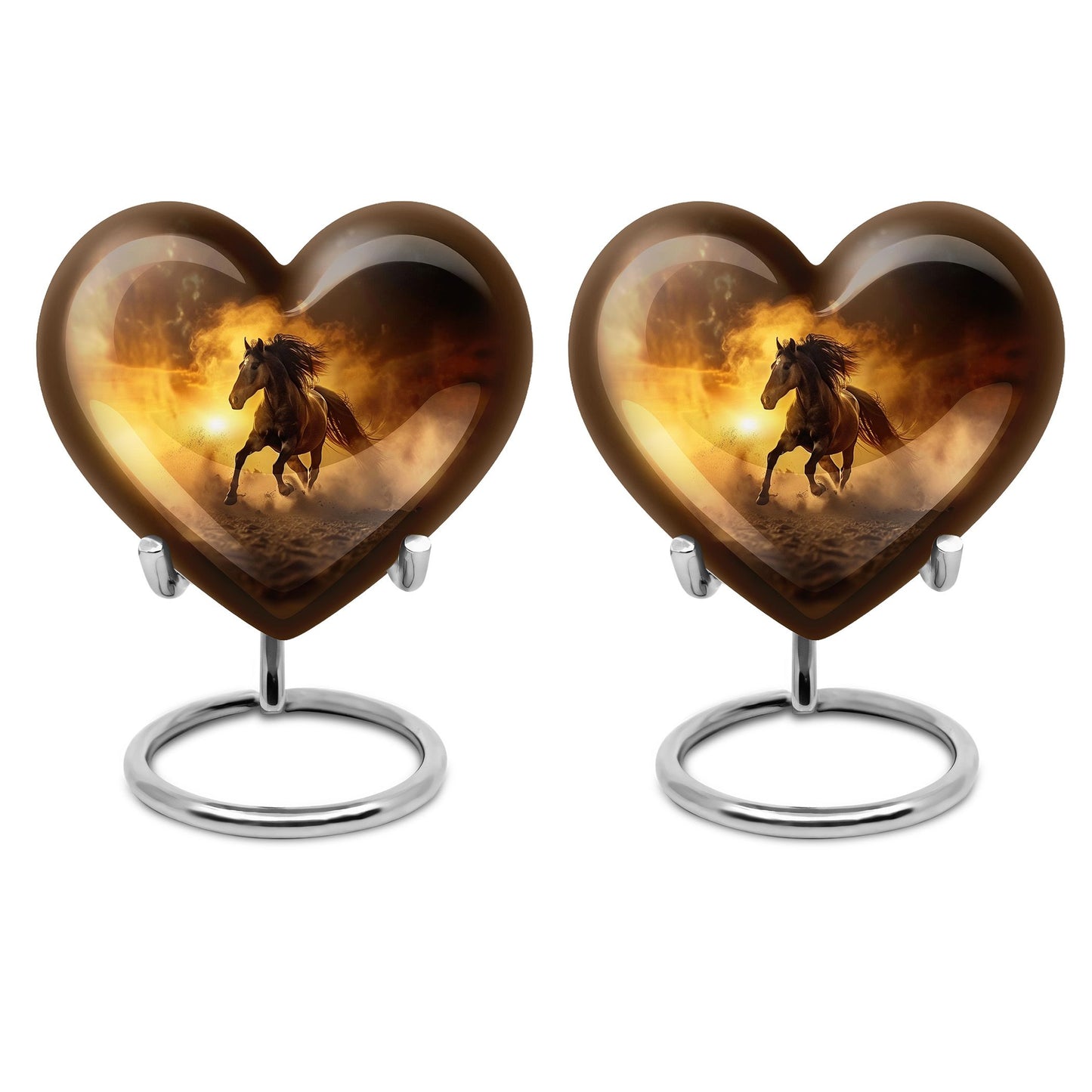 Horse Theme 3 Inch Keepsake Pack of 2