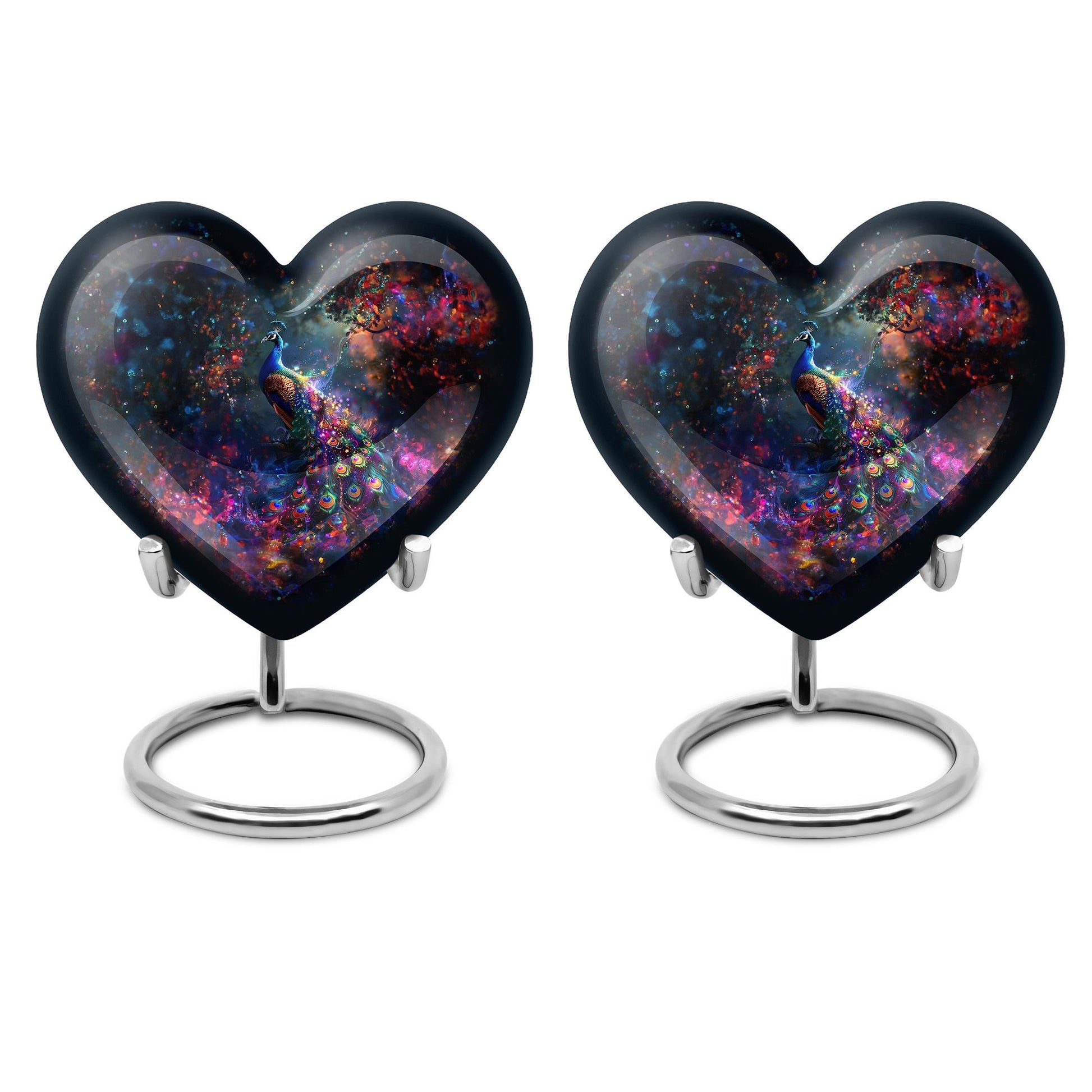 Peacock Theme 3 Inch Keepsake Pack of 2