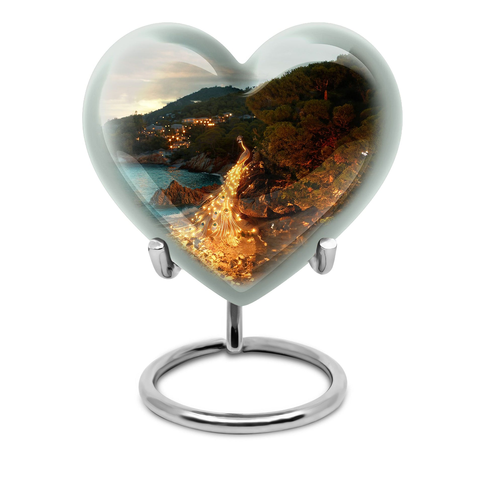 Peacock Theme 3 Inch Keepsake