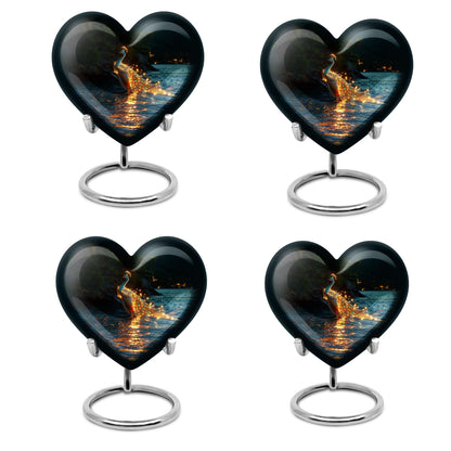 Peacock Theme 3 Inch Keepsake Pack of 4