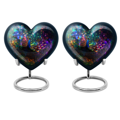 Peacock Theme 3 Inch Keepsake Pack of 2