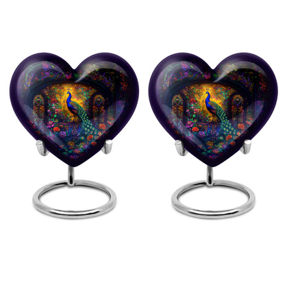 Peacock Theme 3 Inch Keepsake Pack of 2