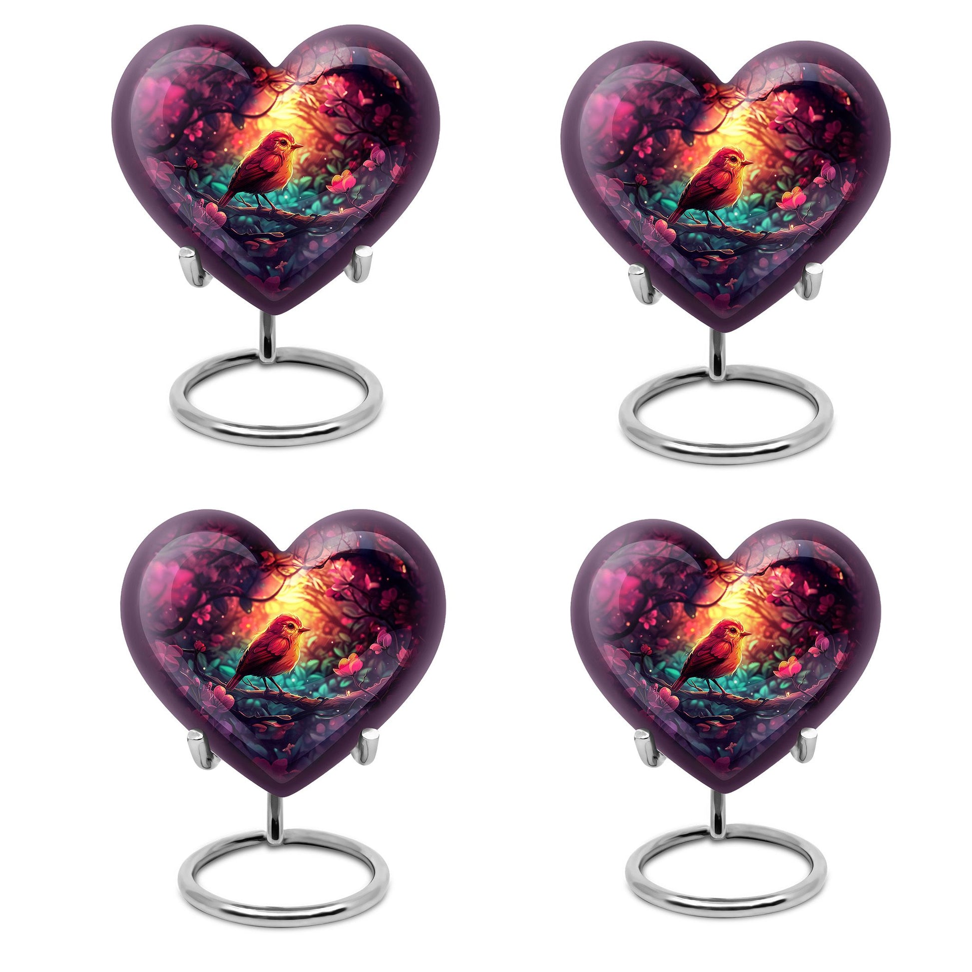 Sparrow Theme 3 Inch Keepsake Pack of 4