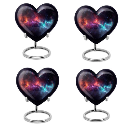 Nebula Galaxy Theme 3 Inch Keepsake Pack of 4