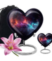 Nebula Galaxy Theme Large Urn With 1 Keepsake Urn