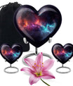 Nebula Galaxy Theme Large Urn With 2 Keepsake Urn