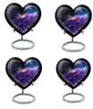 Nebula Galaxy Theme 3 Inch Keepsake Pack of 4