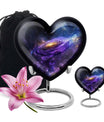 Nebula Galaxy Theme Large Urn With 1 Keepsake Urn