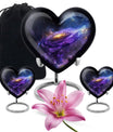 Nebula Galaxy Theme Large Urn With 2 Keepsake Urn