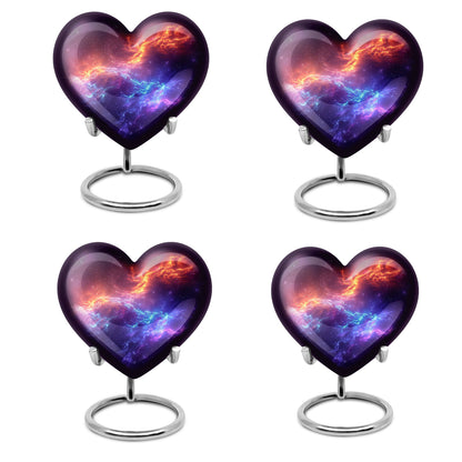 Nebula Galaxy Theme 3 Inch Keepsake Pack of 4