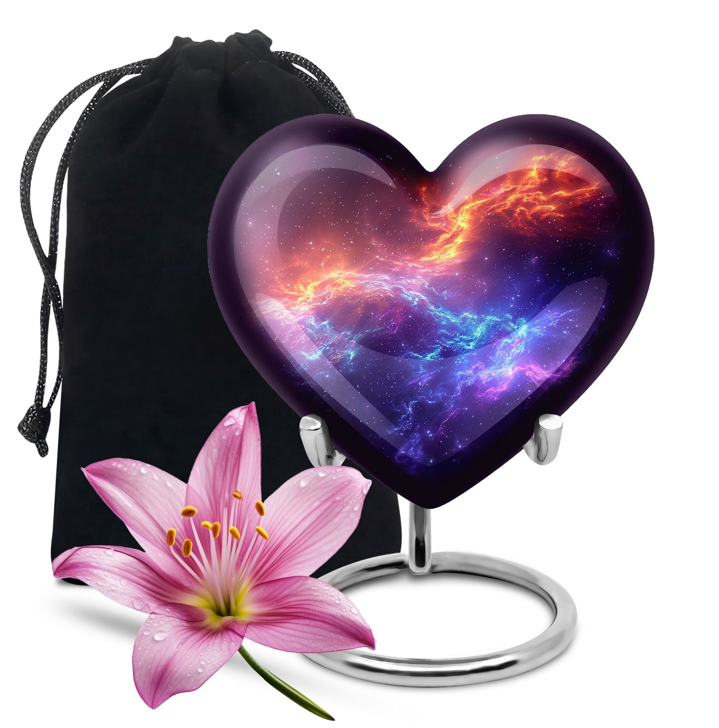 Nebula Galaxy Theme Large Urn 10 Inch