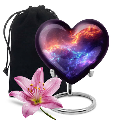 Nebula Galaxy Theme Large Urn 10 Inch
