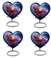 Nebula Galaxy Theme 3 Inch Keepsake Pack of 4