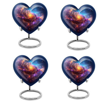 Nebula Galaxy Theme 3 Inch Keepsake Pack of 4
