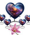 Nebula Galaxy Theme Large Urn With 4 Keepsake Urn