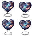 Nebula Galaxy Theme 3 Inch Keepsake Pack of 4