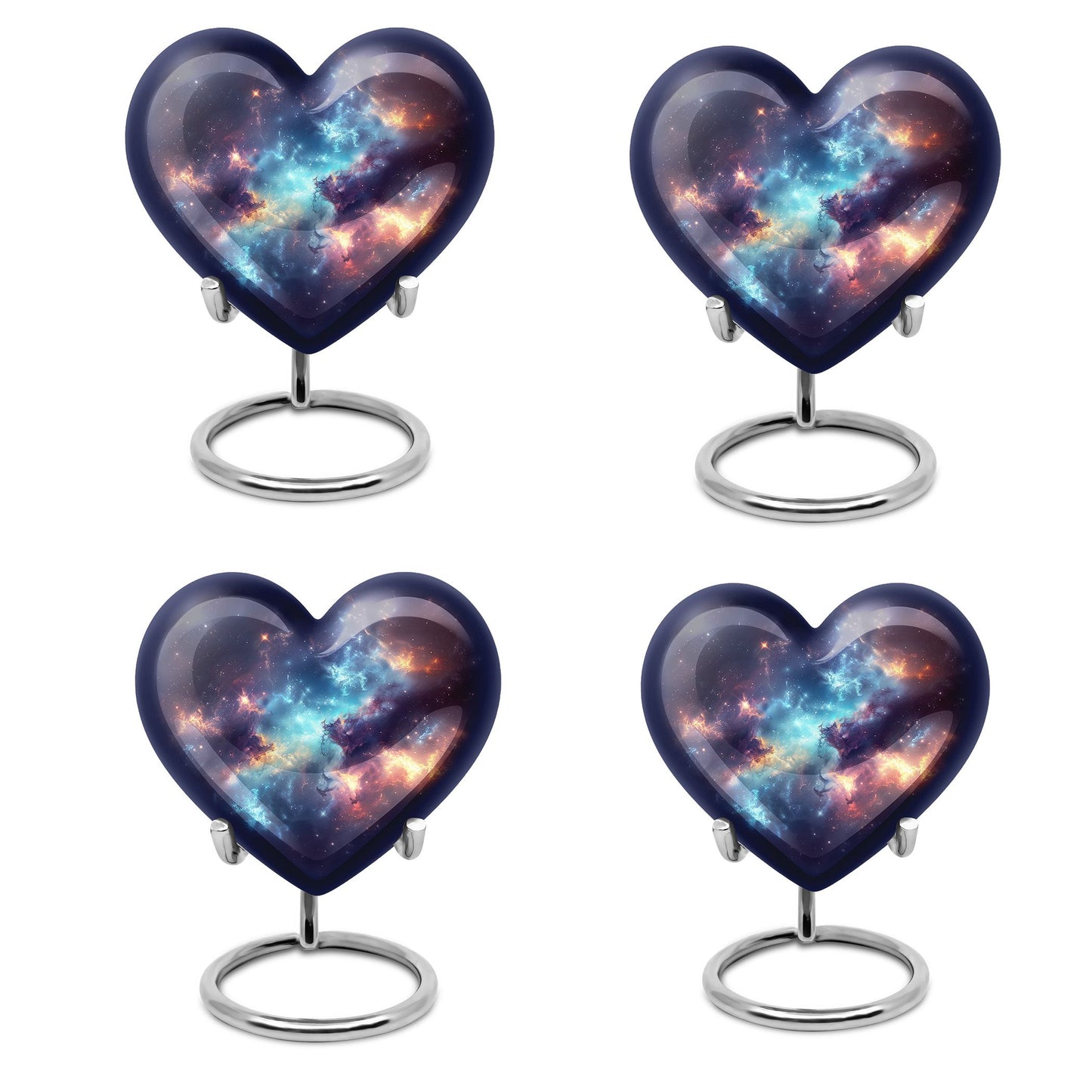 Nebula Galaxy Theme 3 Inch Keepsake Pack of 4