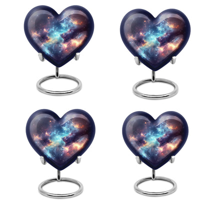Nebula Galaxy Theme 3 Inch Keepsake Pack of 4