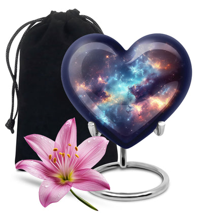 Nebula Galaxy Theme Large Urn 10 Inch
