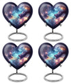 Nebula Galaxy Theme 3 Inch Keepsake Pack of 4