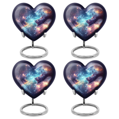 Nebula Galaxy Theme 3 Inch Keepsake Pack of 4