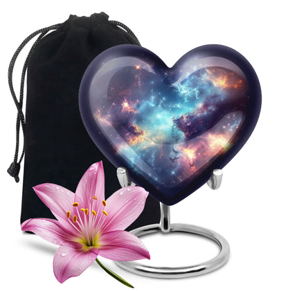 Nebula Galaxy Theme Large Urn 10 Inch