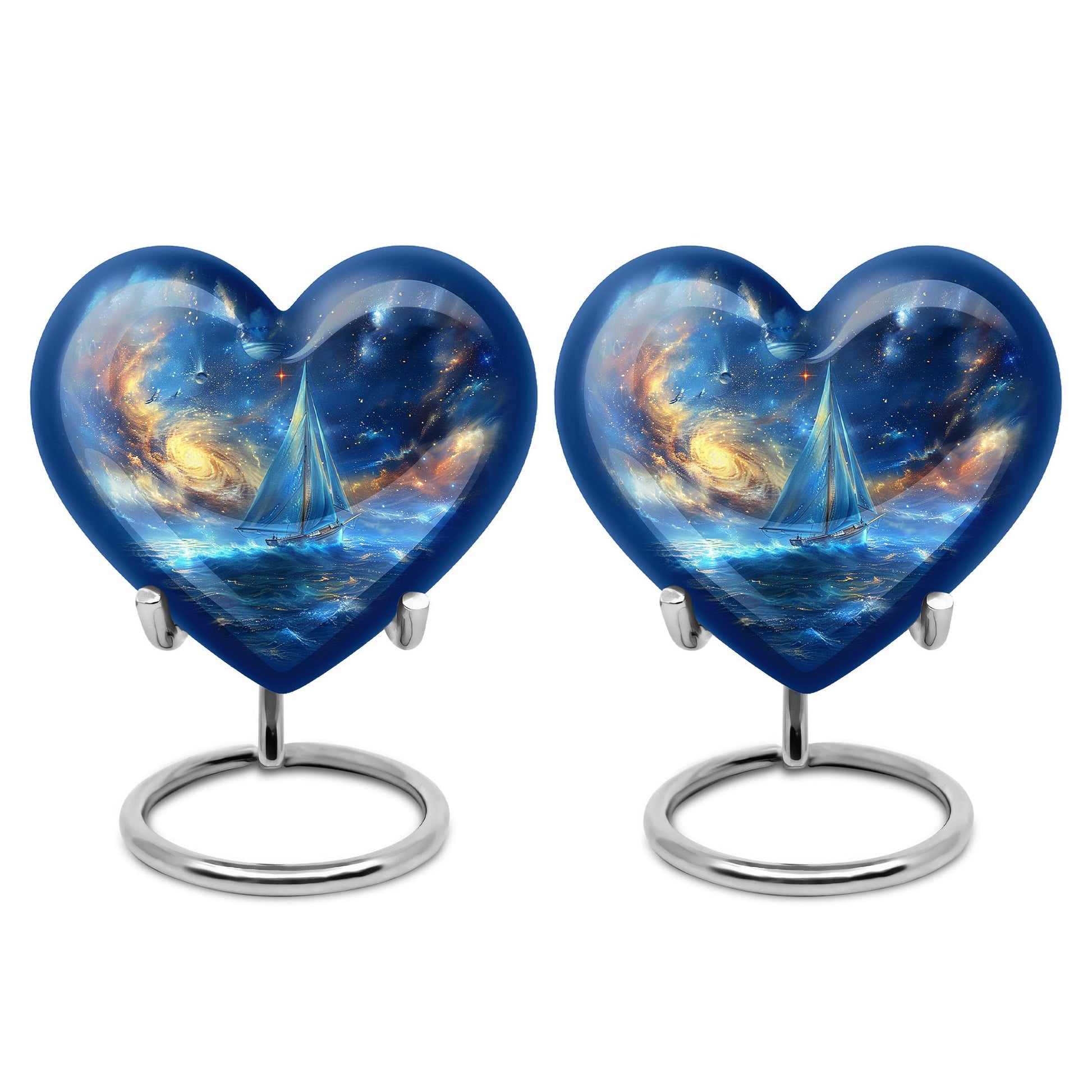 Sail Boat Theme 3 Inch Keepsake Pack of 2