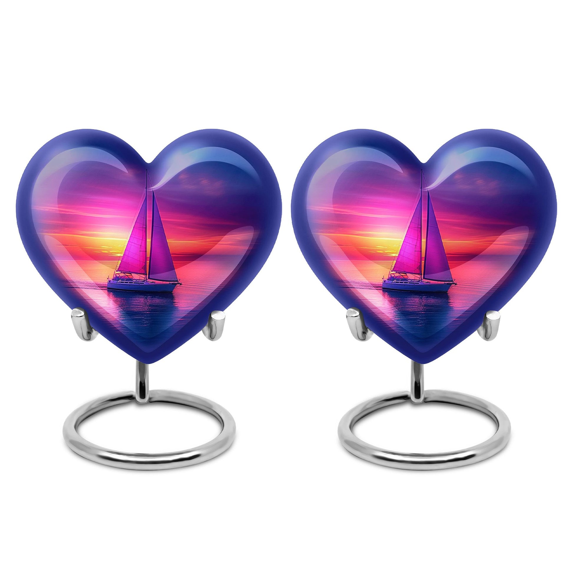 Sail Boat Theme 3 Inch Keepsake Pack of 2