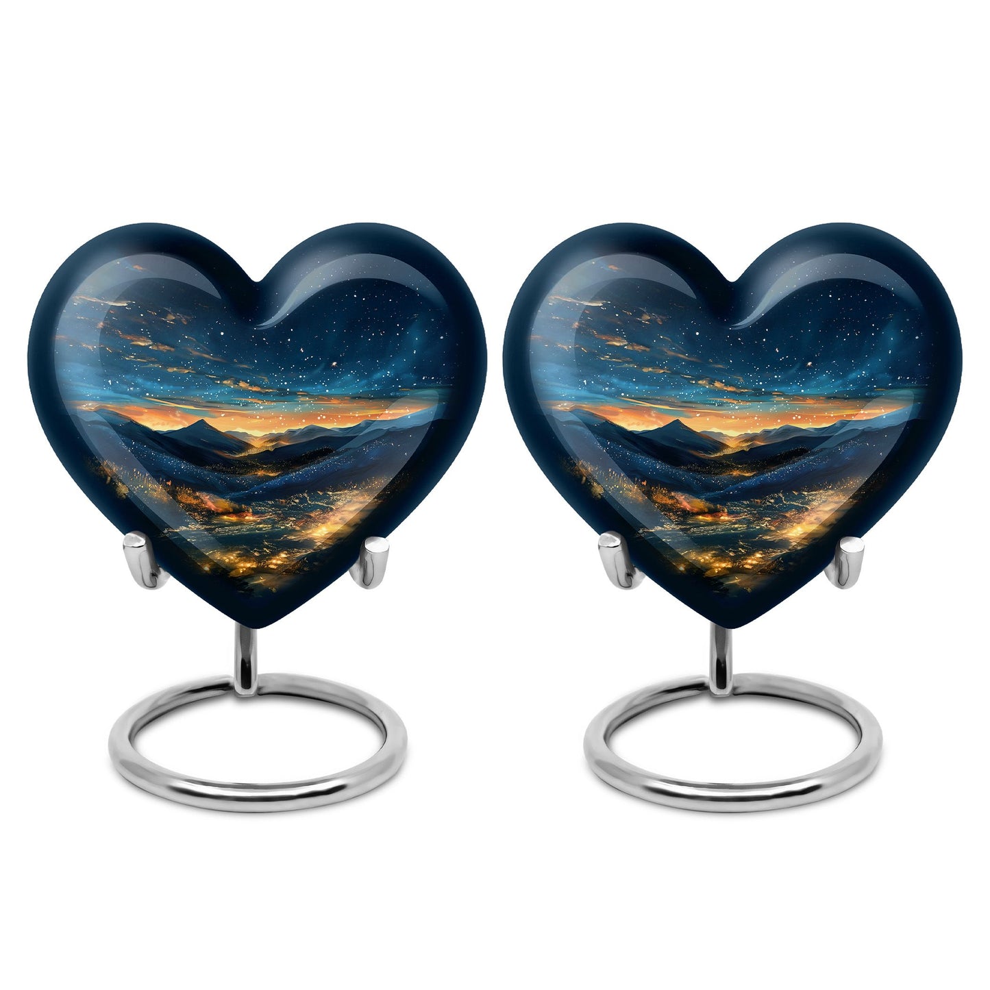 Starry Night Theme 3 Inch Keepsake Pack of 2