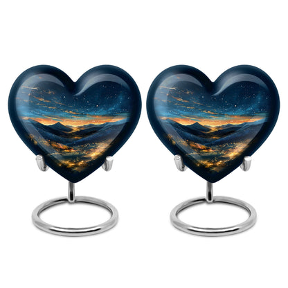 Starry Night Theme 3 Inch Keepsake Pack of 2