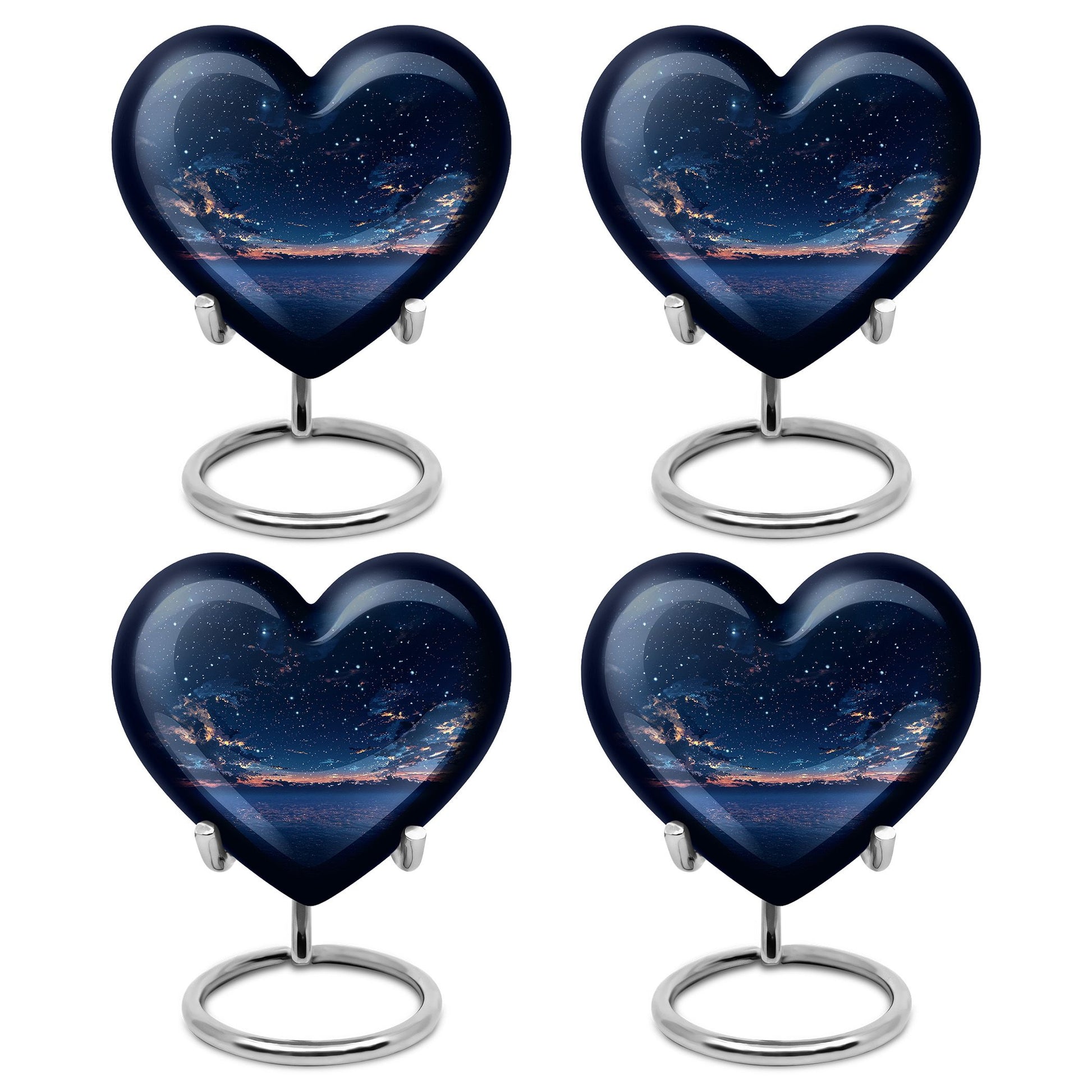 Starry Night Theme 3 Inch Keepsake Pack of 4
