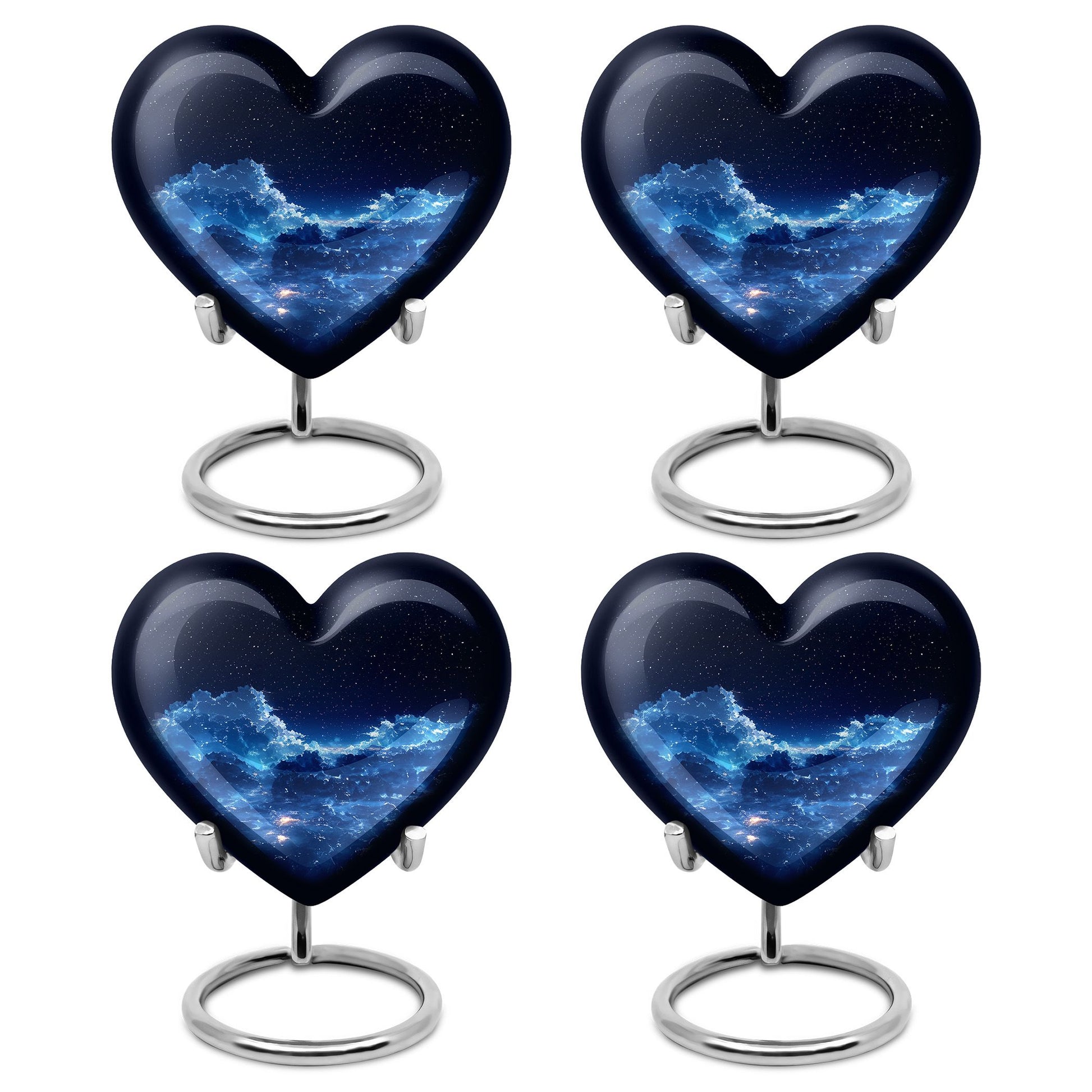 Starry Night Theme 3 Inch Keepsake Pack of 4