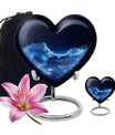 Starry Night Theme Large Urn With 1 Keepsake Urn