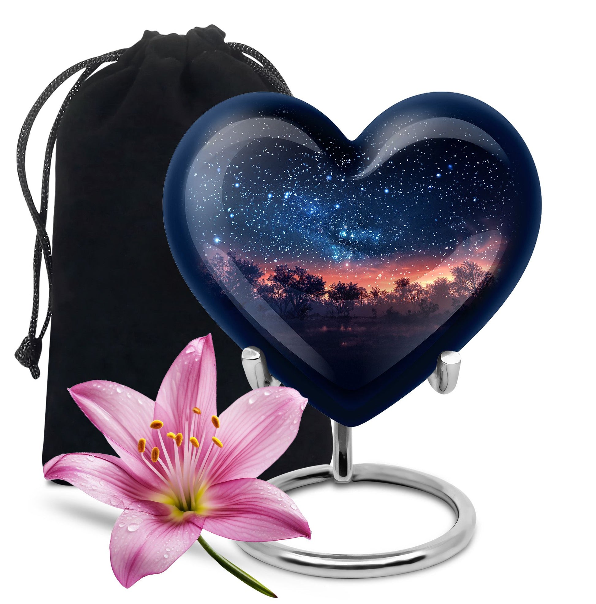 Starry Night Theme Large Urn 10 Inch