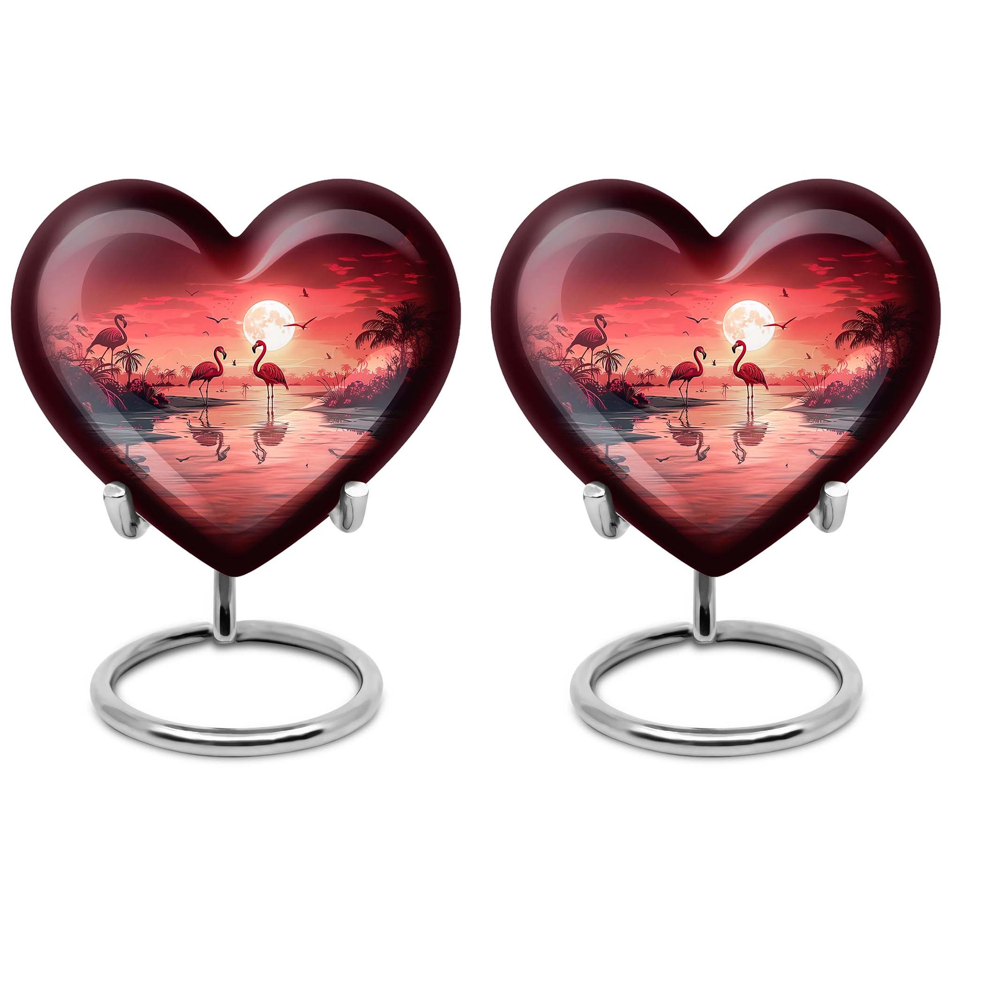 Flamingo Theme 3 Inch Keepsake Pack of 2