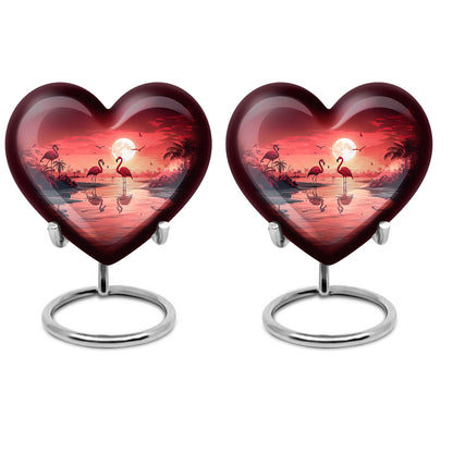 Flamingo Theme 3 Inch Keepsake Pack of 2