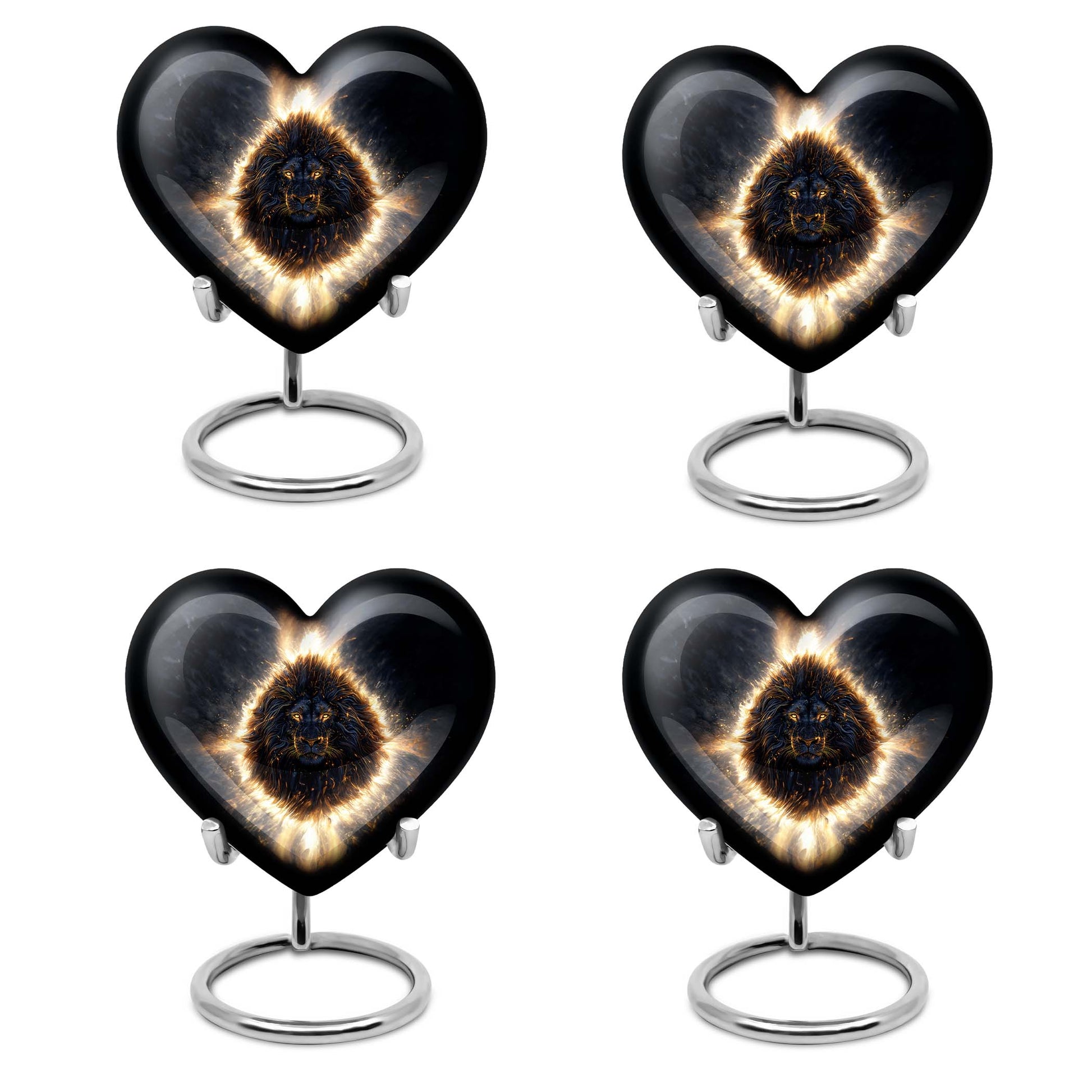 Lion Theme 3 Inch Keepsake Pack of 4