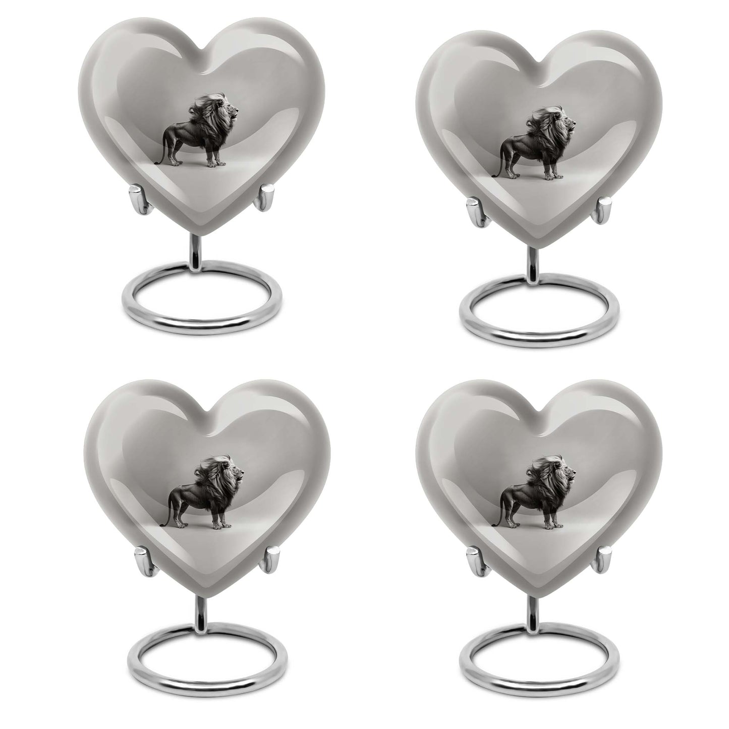 Lion Theme 3 Inch Keepsake Pack of 4